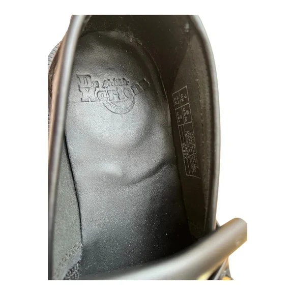 Doc Martens The Original Adrian Snaffle Smooth Black Leather Kiltie Loafers UK 7 - Picture 2 of 7